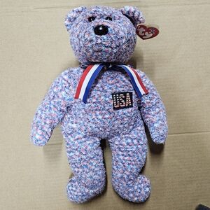 Ty Beanie Babie Bear USA vintage